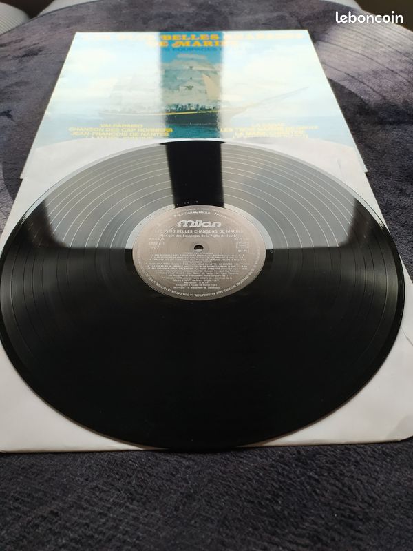 Vinyle LP 33 tours Les plus belles chansons de Marins, musique des équipages de la Flotte - Commandant Janssen (image 3)