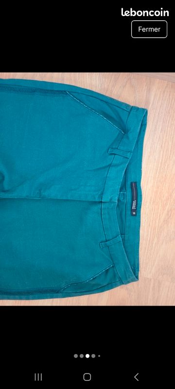 Pantalon vert Trend (image 3)