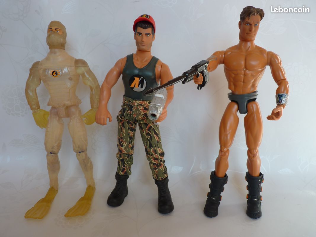 GROS LOT DE 13 action man vintage avec accessoires EUR 30,00 - FR