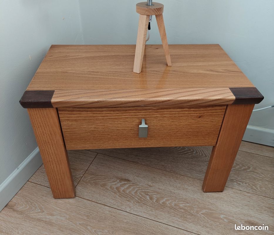 Lit, matelat, sommier, chevet marque Celio (image 3)