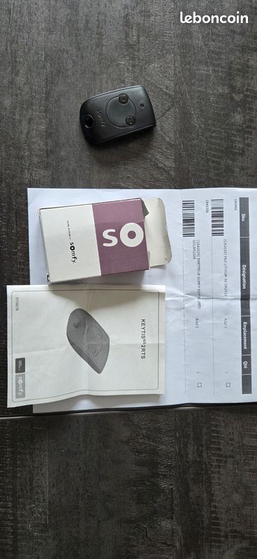 Telecommande somfy keytis 2 rts (image 4)