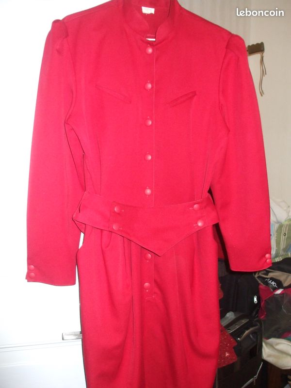 Robe rouge/carmin vintage t/40 (image 1)