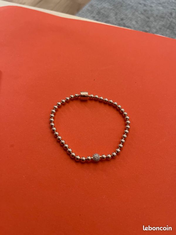 Vente bracelet or rose avec pierre (image 1)
