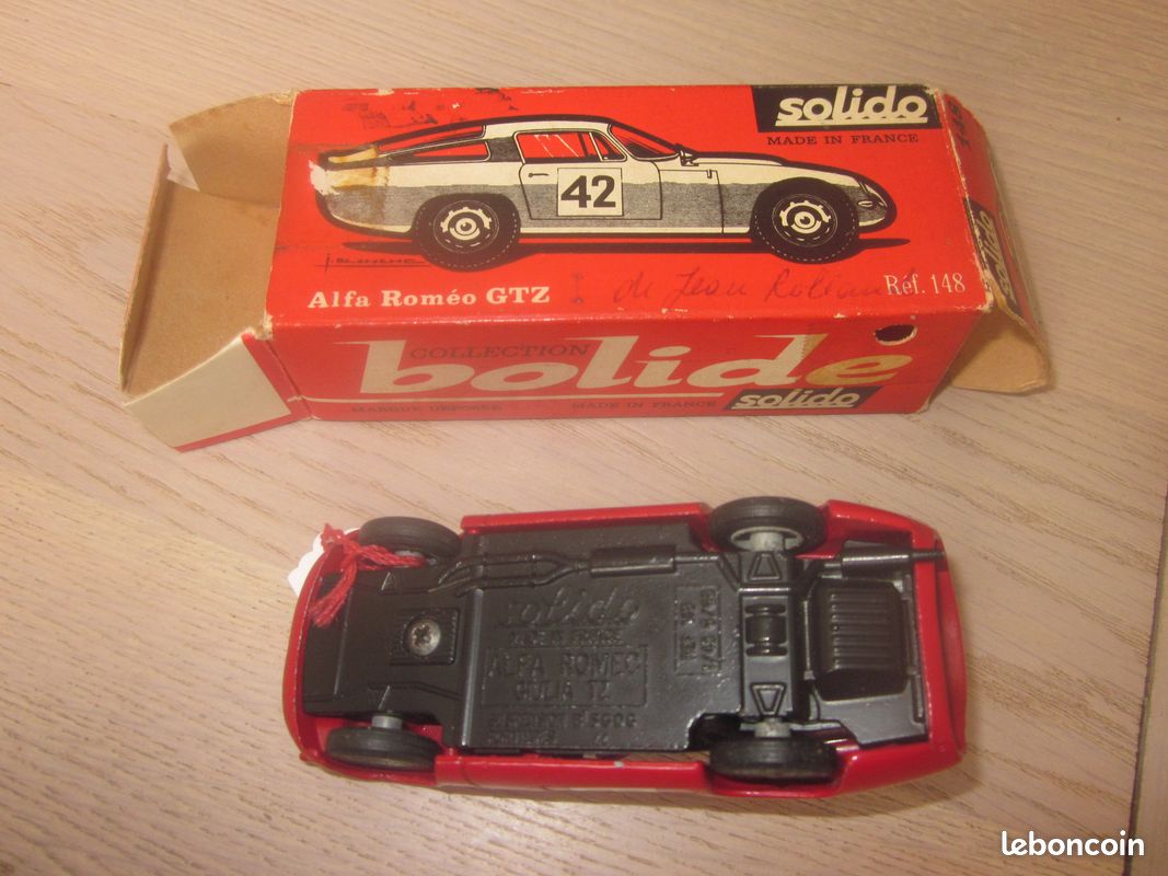 Solido Alfa Roméo GTZ ref :148 En Boîte D’origine