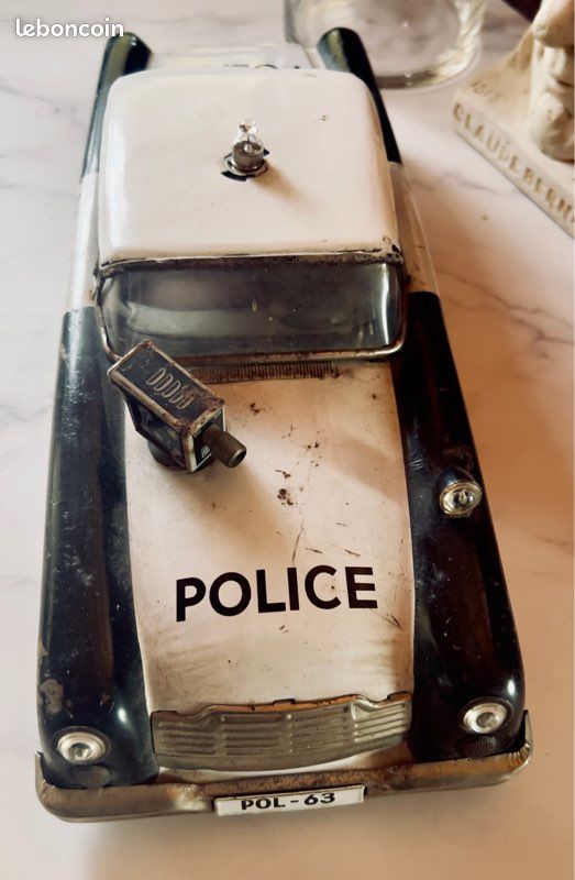 Ancien jouet voiture CX joustra police tôle - Collection