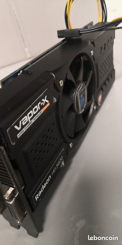 Carte graphique Radéon HD 5870 Vapor-X ATI. Remise en main propre - Accessoires informatique Carte graphique Radéon HD 5870 Vapor-X ATI. Remise en main propre - Accessoires informatique