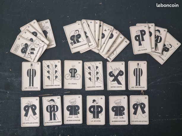 LE PETIT PARISIEN Ancien jeu de cartes offert par le Journal EUR 9