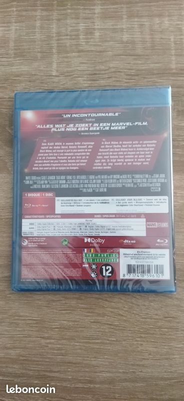 DVD "black widow" neuf (image 2)
