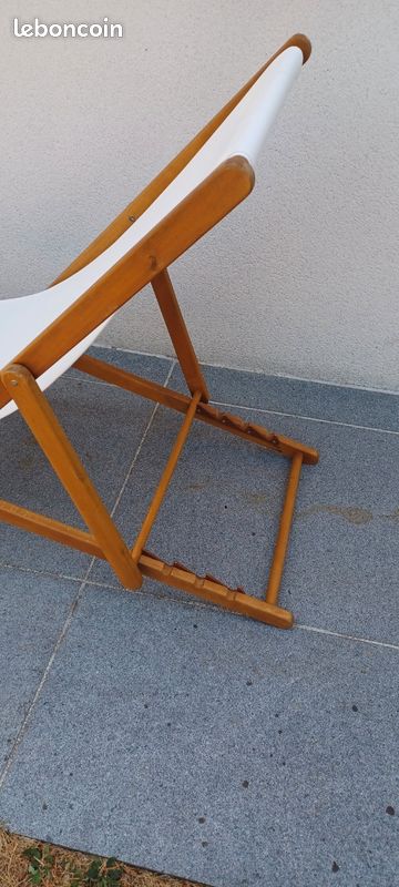 2 chiliennes en bois exotique (image 2)