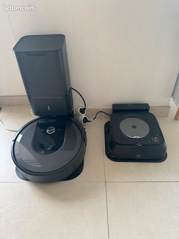 Lot irobot i7+ et braava jet M6 et leurs accessoires (image 1)