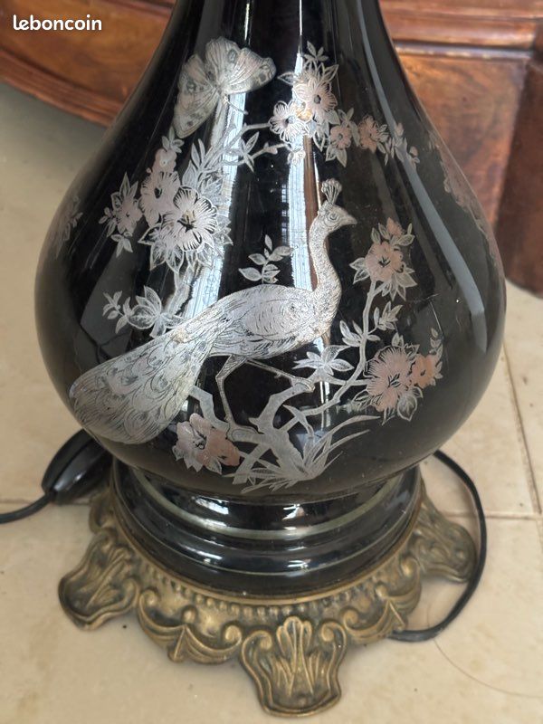 Ancienne lampe à pétrole époque Napoléon III (image 5)