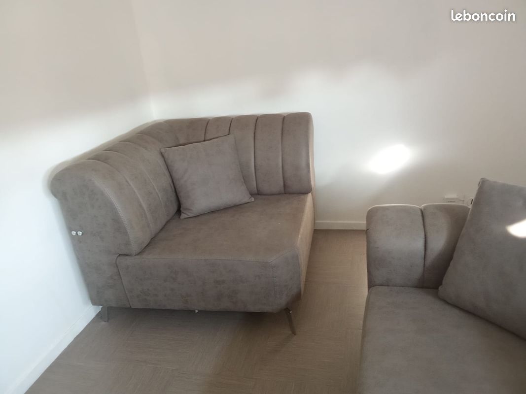 Vend canapé gris (image 5)