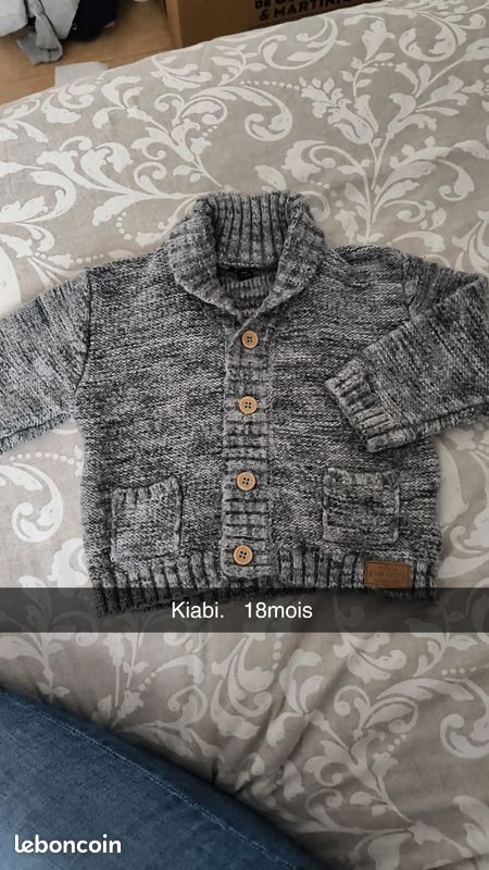 Gilet Kiabi taille 18mois (image 1)