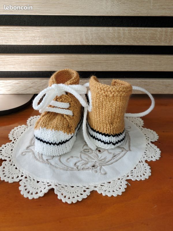Chaussons baskets style 