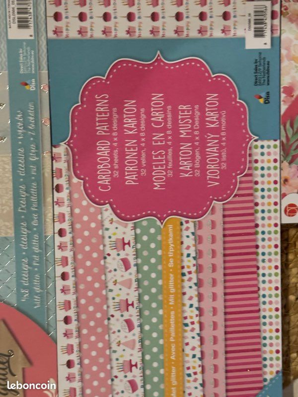 DIY bloc de papiers cartonnés neufs (image 7)