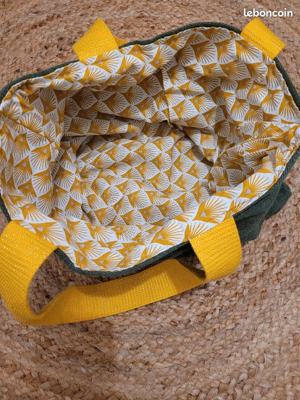 đSuperbe Sac cabas rĂ©versible pour fille comme Maman handmade (image 3)