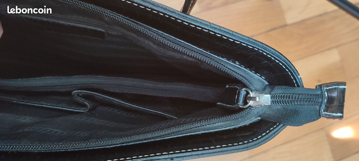 Sac à main cuir rigide-sans marque (image 7)