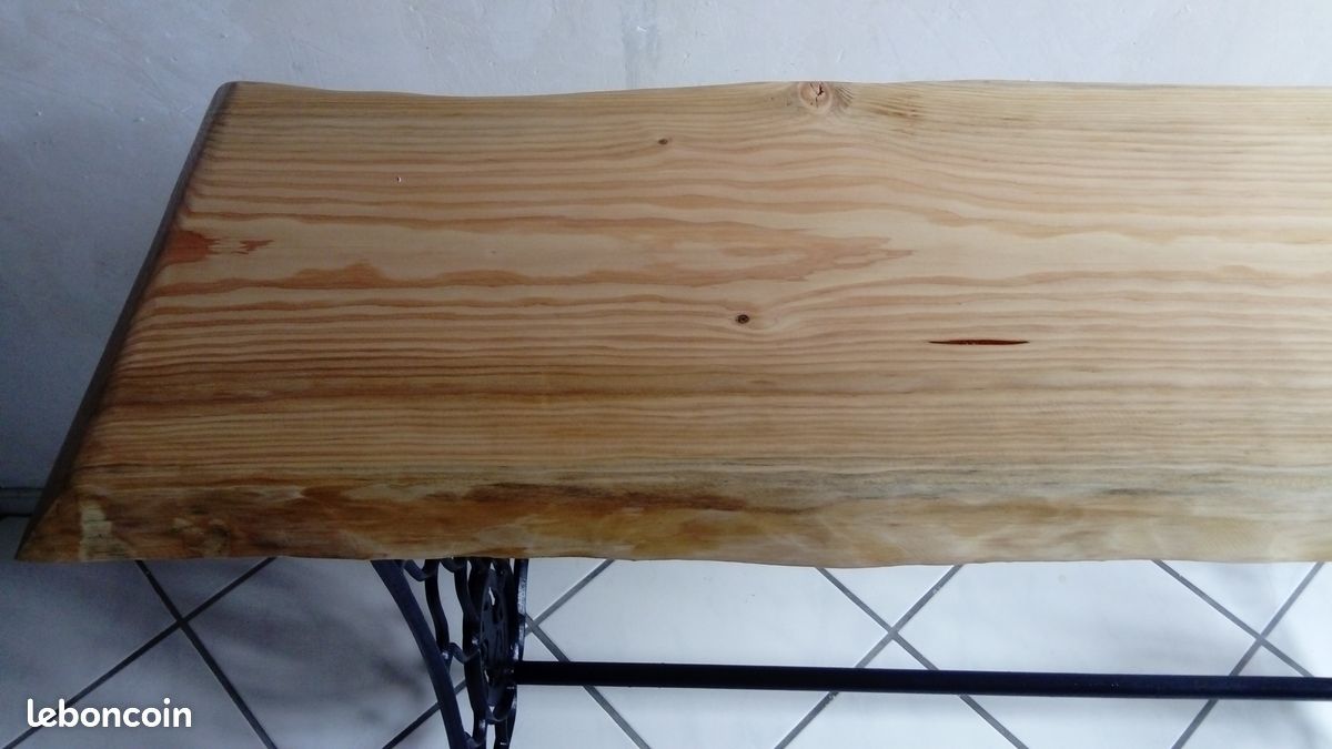 Console fer et bois pièce unique (image 3)
