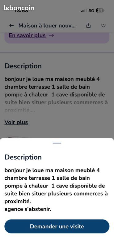 Maison 5 pièces 100 m² · à Roubaix · 100 m² · 1 200 €/mois
