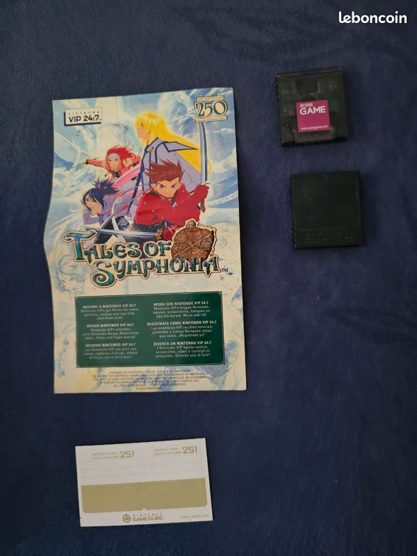 Lot Nintendo GameCube Tales of Symphonia Édition Limitée + Game Boy Player COMPLET (image 16)