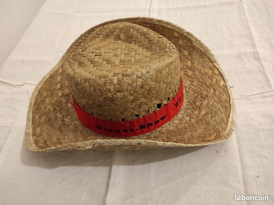 Chapeau de cowboy Wild West Western country mexicain blanc (CW-01