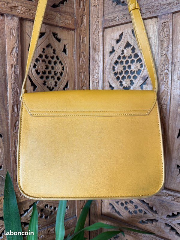 Sac à main femme jaune (image 3)