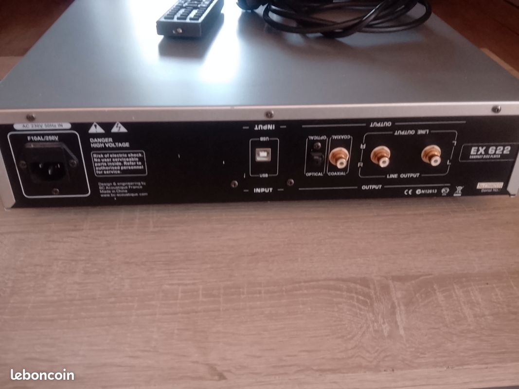 Lecteur cd bc acoustique dx 622 (image 1)