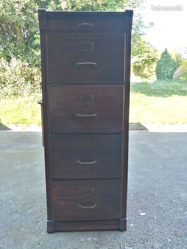 Meuble ancien a classeur notaire ou autre (image 1)