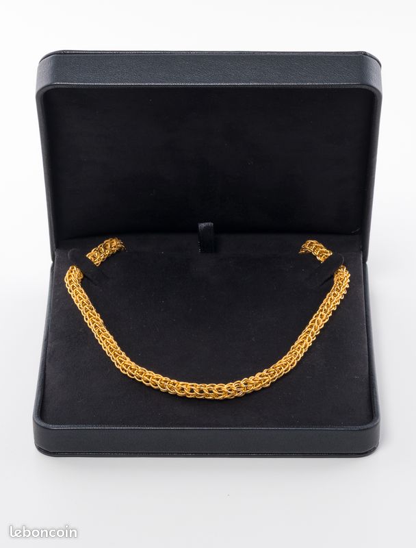 Sautoir Plaqué Or 18k Avec Fermoir Bouée - Longueur 85 Cm, Neuf Avec étiquettes