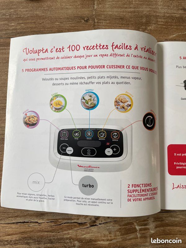 Robot cuisine Moulinex Volupta (image 10)