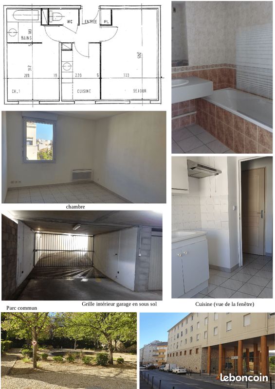 Appartement 2 pièces 39 m² · à Nîmes · 39 m² · 117 000 €