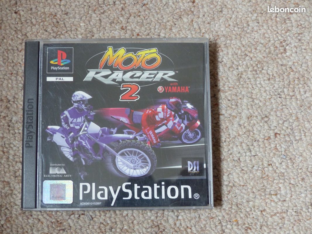 Jeu PlayStation 1 (PS1) Moto Racer 2 - Version PAL, Bon état Général