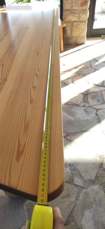 Grande Table bois massif de Mélèze (image 7)
