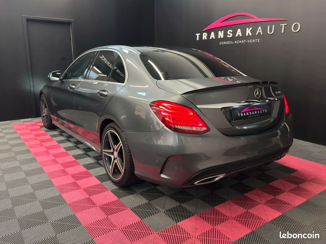 Mercedes CLASSE C220d Fascination Pack AMG - ORIGINE FRANCE - SUIVI COMPLET - RÉVISION À JOUR (image 3)