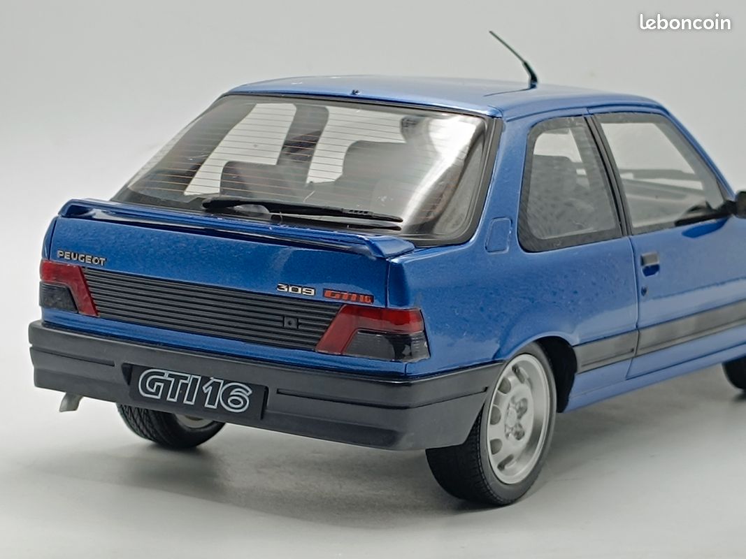 PEUGEOT 309 GTI 16 1/18 1991 bleu Miami métallisé - Norev 184881 EUR 77