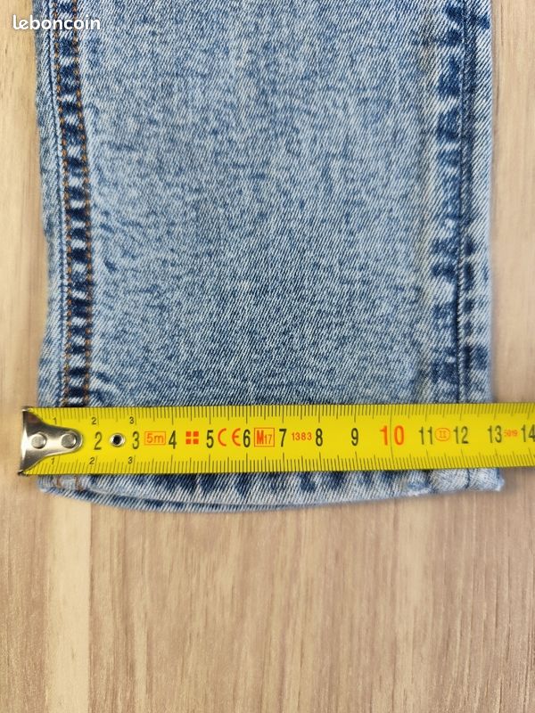 Jean Acne Studios Blå Konst – Modèle Climb Marble Wash – Taille W29/L32 T38 (image 12)