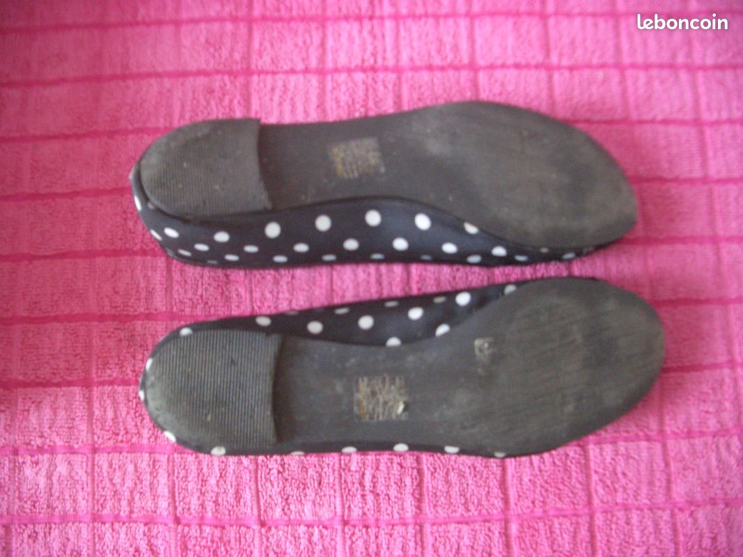 Ballerines Promod noires pois blancs 40 selma93 (image 2)