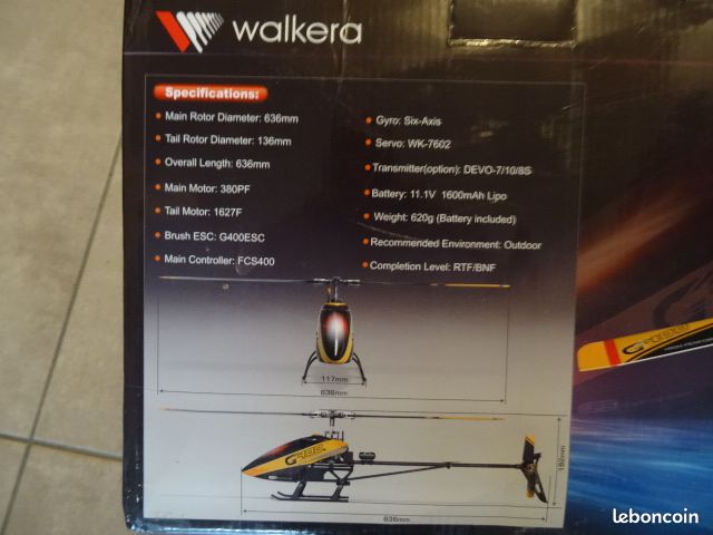 G400 GPS WALKERA Hélicoptère Modélisme