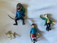 Lot De 8 Figurines Tintin – Édition Plastoy 1994 – Collection Ancienne