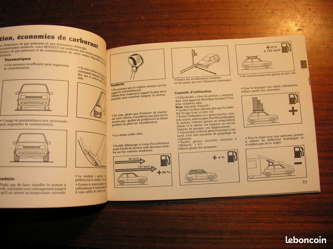 Ancien carnet utilsateur Renault R5 1986 (image 3)
