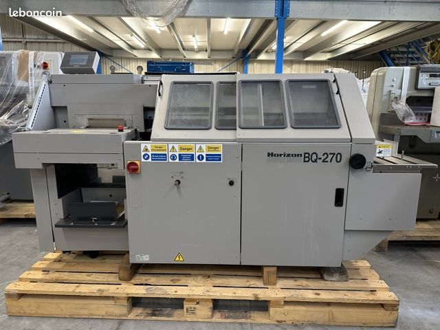 Reliure dos carré collé HORIZON BQ 270 - Équipements industriels