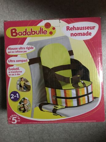 Rehausseur Badabulle Siege De Table Pour Bébé Avec Systeme D'attache 4  Bras, Pliage U à Prix Carrefour
