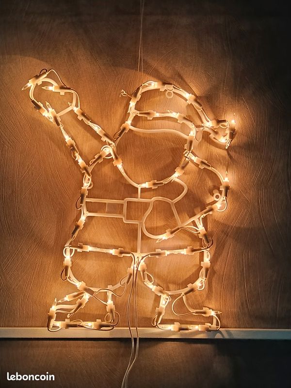 Père Noël intérieur lumineux 46cm (image 2)