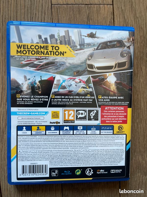 Jeu ps5 /ps4 the crew 2 (image 3)
