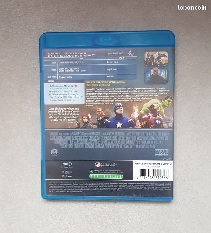 AVENGERS film en Blu-ray (image 3)