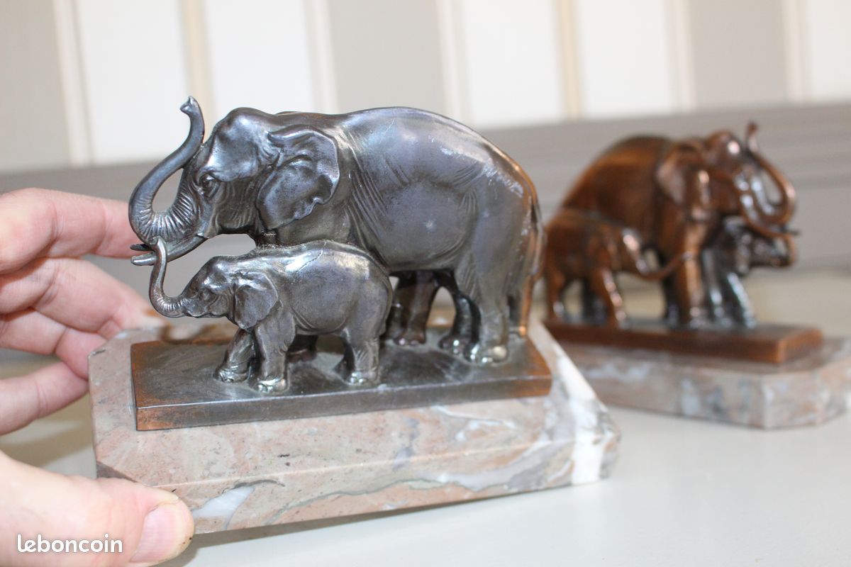 Serres livres éléphants régule et marbre (image 8)