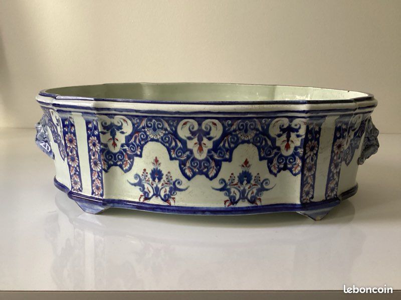 Cache-pot FAience Gien polychrome (image 3)