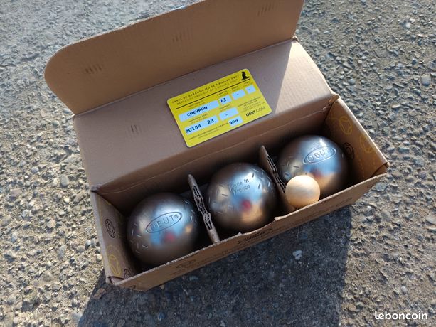 Boules de pétanque ancienne obut match+ - Sport & Plein air