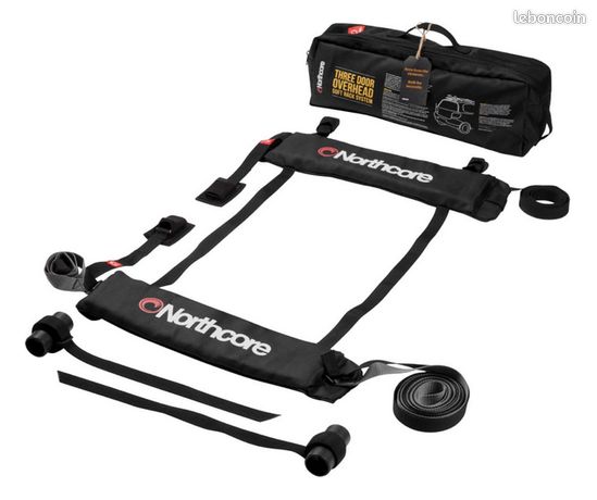 Tiardey 1 paire de sangles d'arrimage noires de 10 pieds, sangle de canoë de planche de surf, sangles de kayak de toit de surf, sangles de boucle réglables pour fixation de porte-bagages