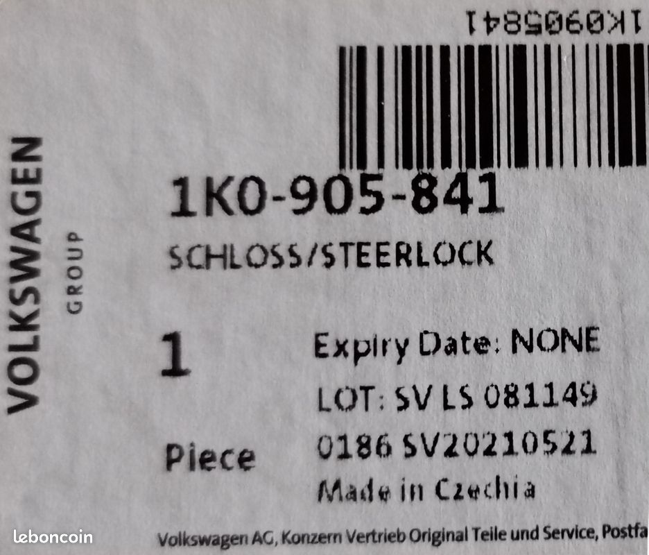 Transpondeur ID48 CAN Pour Audi - Réf. TR-ID48-CAN-AUD - Neuf - ACS